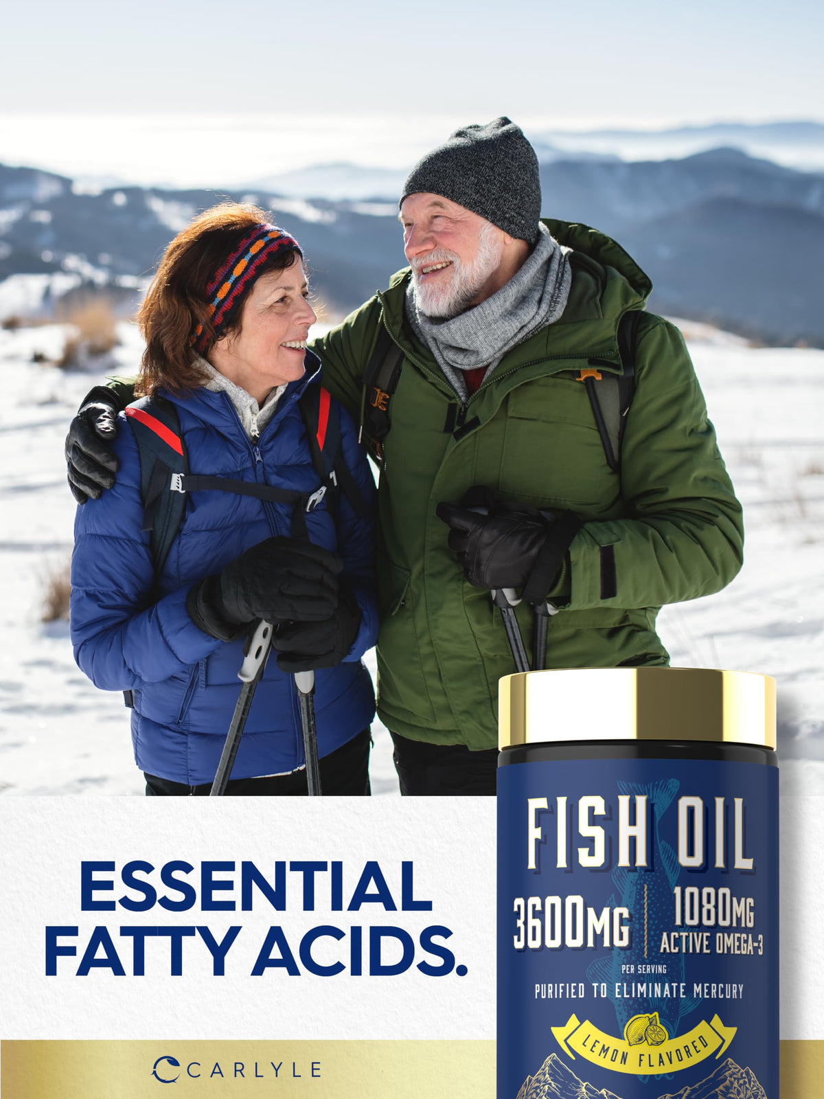 Fish Oil 3600mg 1080mg Omega 3 120 Count D147558