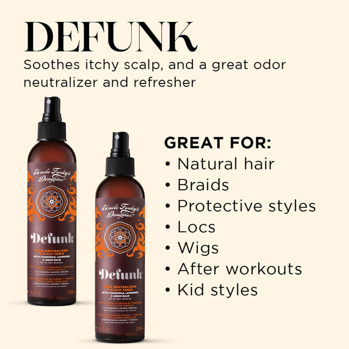 8 oz Hair Odor Neutralizing Tonic U511971