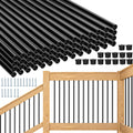 51 Pack 36" Black Aluminum Deck Balusters N1322