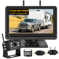 Wireless Backup Camera with 7" Monitor and 1080P Camera J254