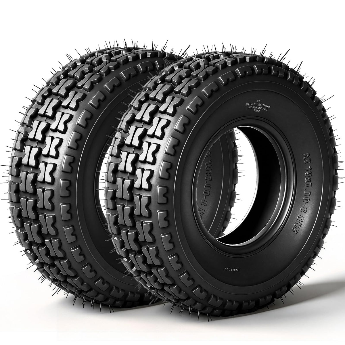 Set of 2 19x7-8 ATV UTV Tires I63372