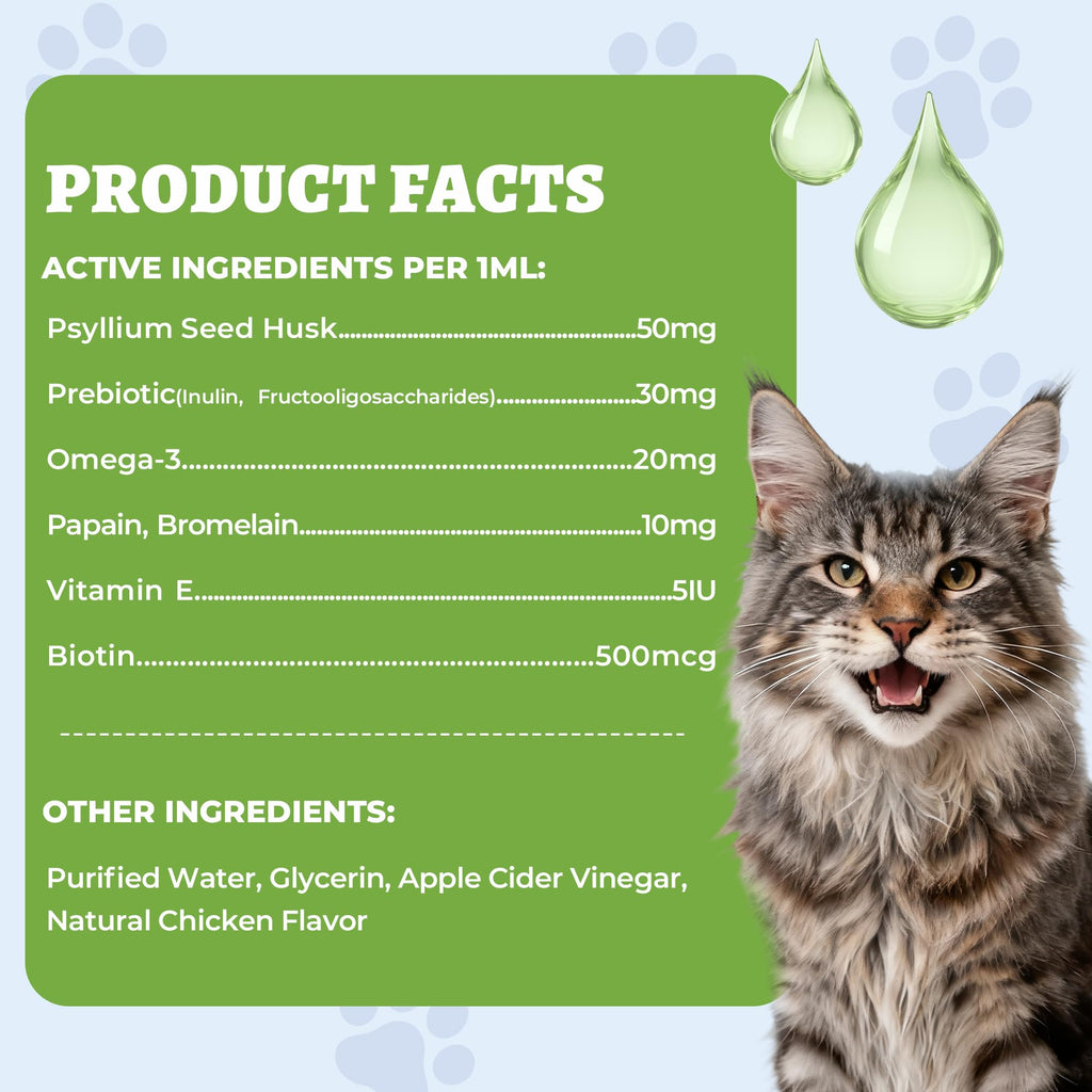 120ml Cat Hairball Remedy Drops Y797