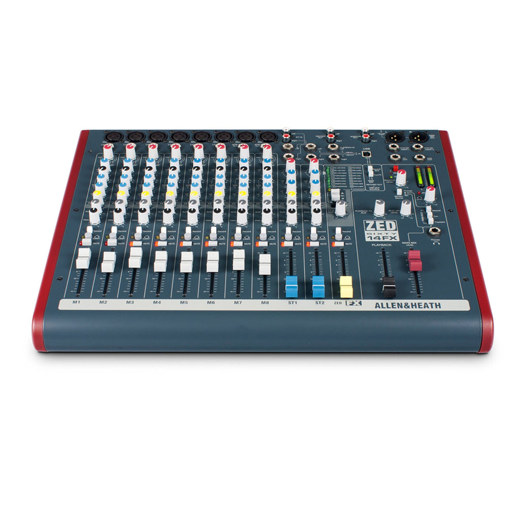 Audio Mixer with 6 Mic/Line, 2 Mic/Line/DI, 3 Stereo Line, Onboard FX and USB I/O L4100