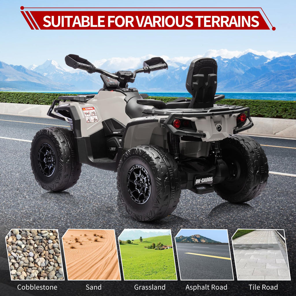 24V 2 Seater 4WD Electric ATV Toy Car with Bluetooth O8278