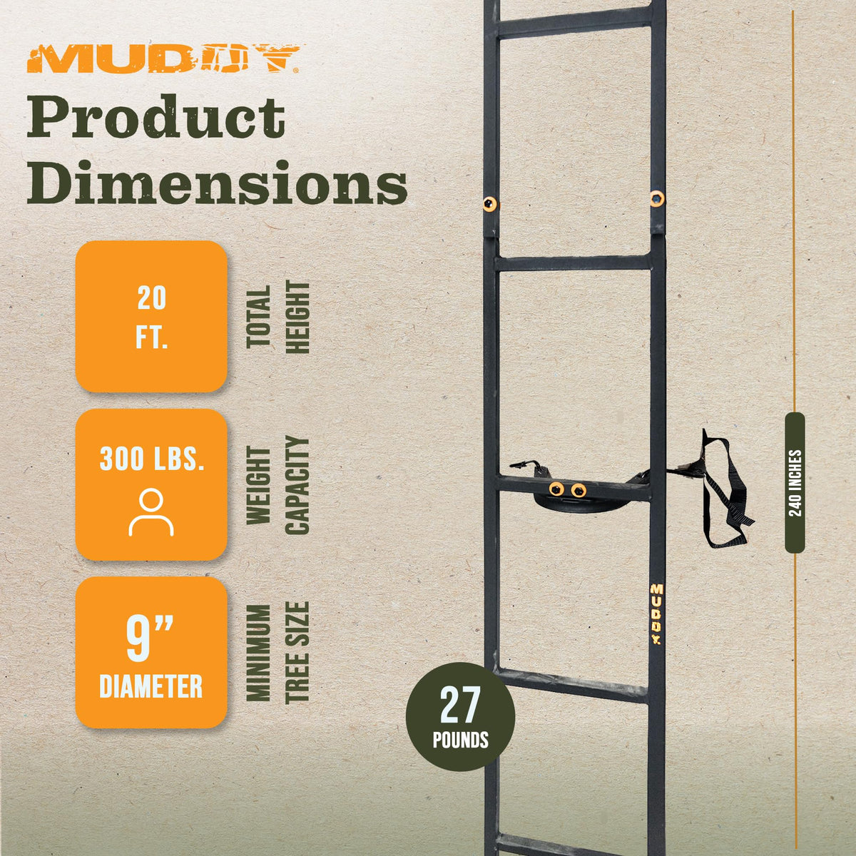Hunting Climbing Gear for Tree Stands B48335