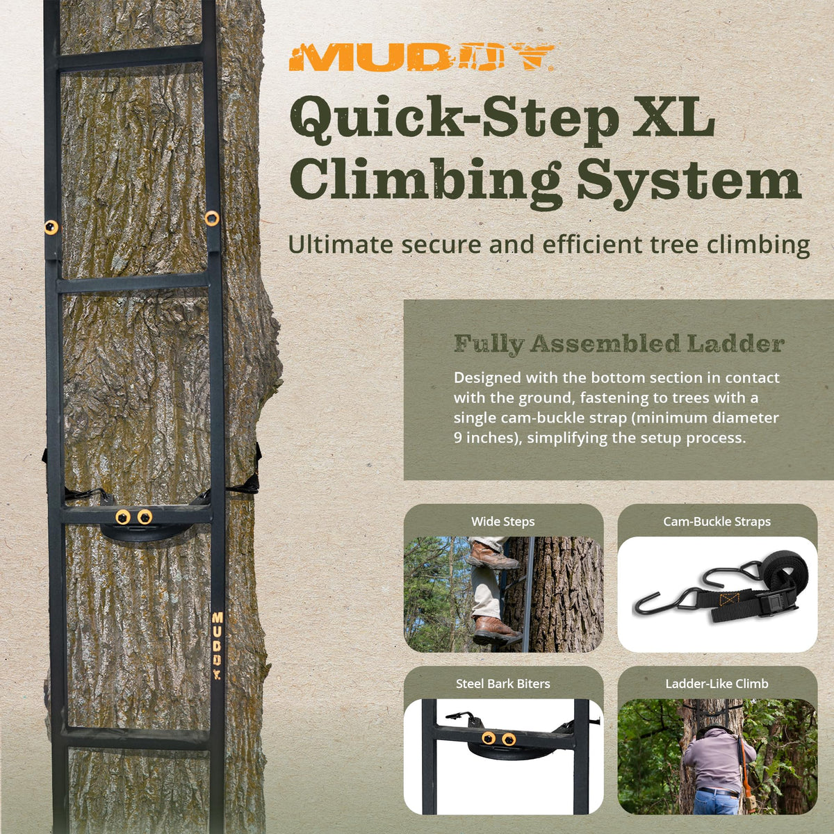 Hunting Climbing Gear for Tree Stands B48335