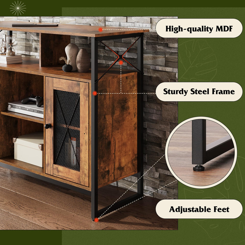 43 Inch TV Stand with Storage Cabinet T915